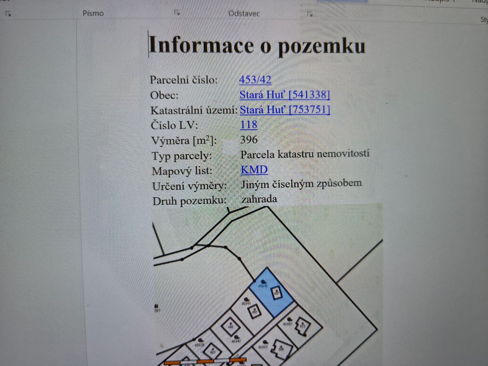 Prodej chaty, chalupy 72 m², pozemek 397 m², Stará Huť, Středočeský kraj Prodej chaty, chalupy 72 m², pozemek 397 m², Stará Huť, Středočeský kraj
