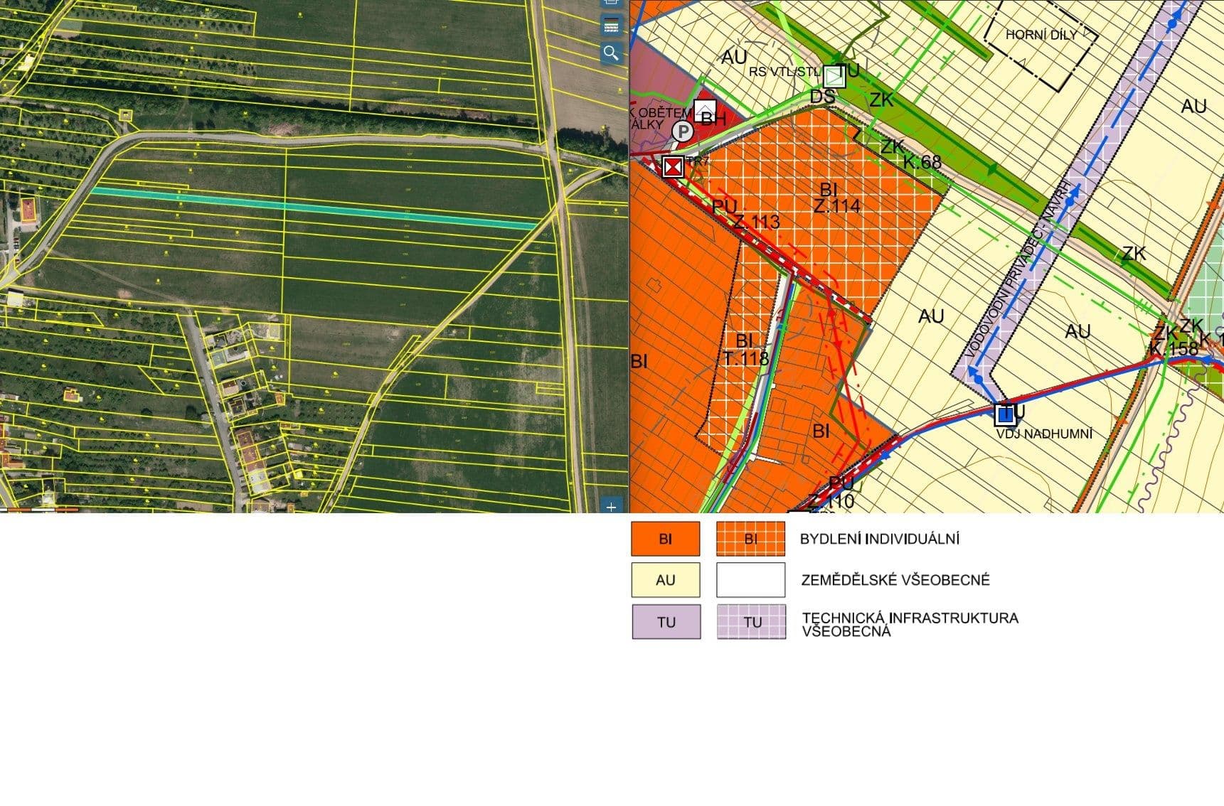 Prodej pozemku 1.857 m², Korytná, Zlínský kraj Prodej pozemku 1.857 m², Korytná, Zlínský kraj