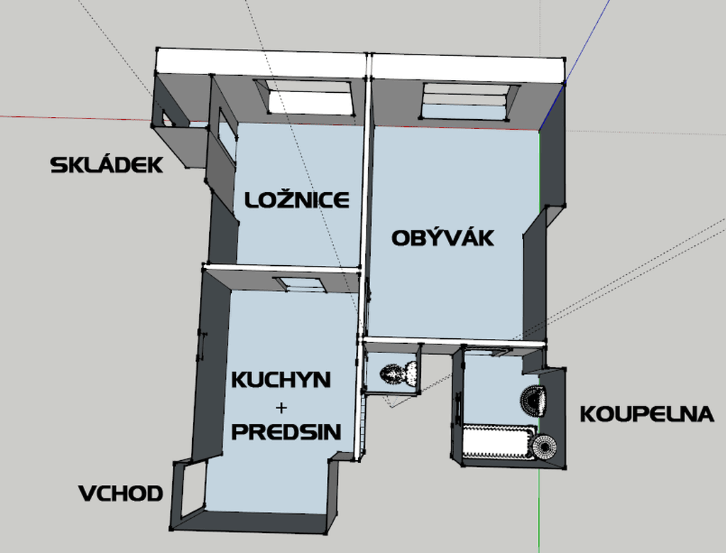 Pronájem bytu 2+kk 45 m², Rečkova, Praha, Praha Pronájem bytu 2+kk 45 m², Rečkova, Praha, Praha