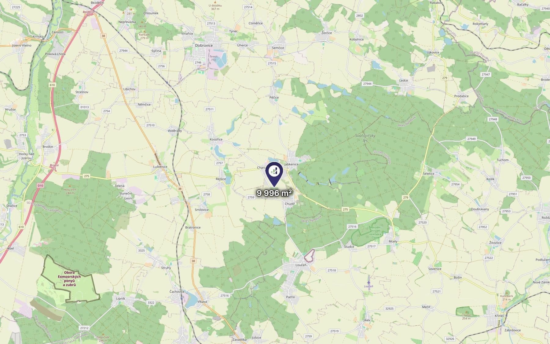 Prodej pozemku 500 m², Charvatce, Středočeský kraj Prodej pozemku 500 m², Charvatce, Středočeský kraj