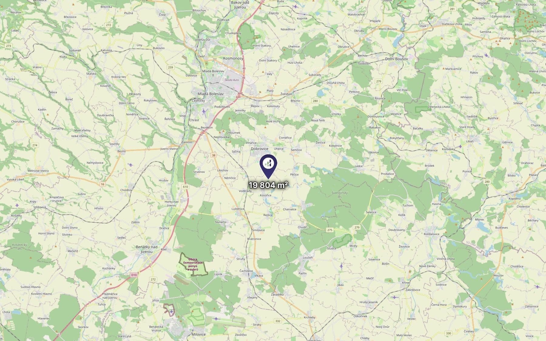 Prodej pozemku 2.476 m², Kosořice, Středočeský kraj Prodej pozemku 2.476 m², Kosořice, Středočeský kraj