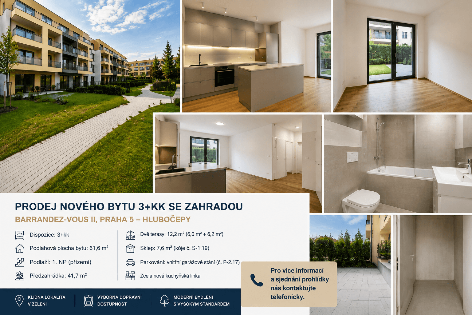 Prodej bytu 3+kk 61 m², Dostalové, Praha, Praha Prodej bytu 3+kk 61 m², Dostalové, Praha, Praha