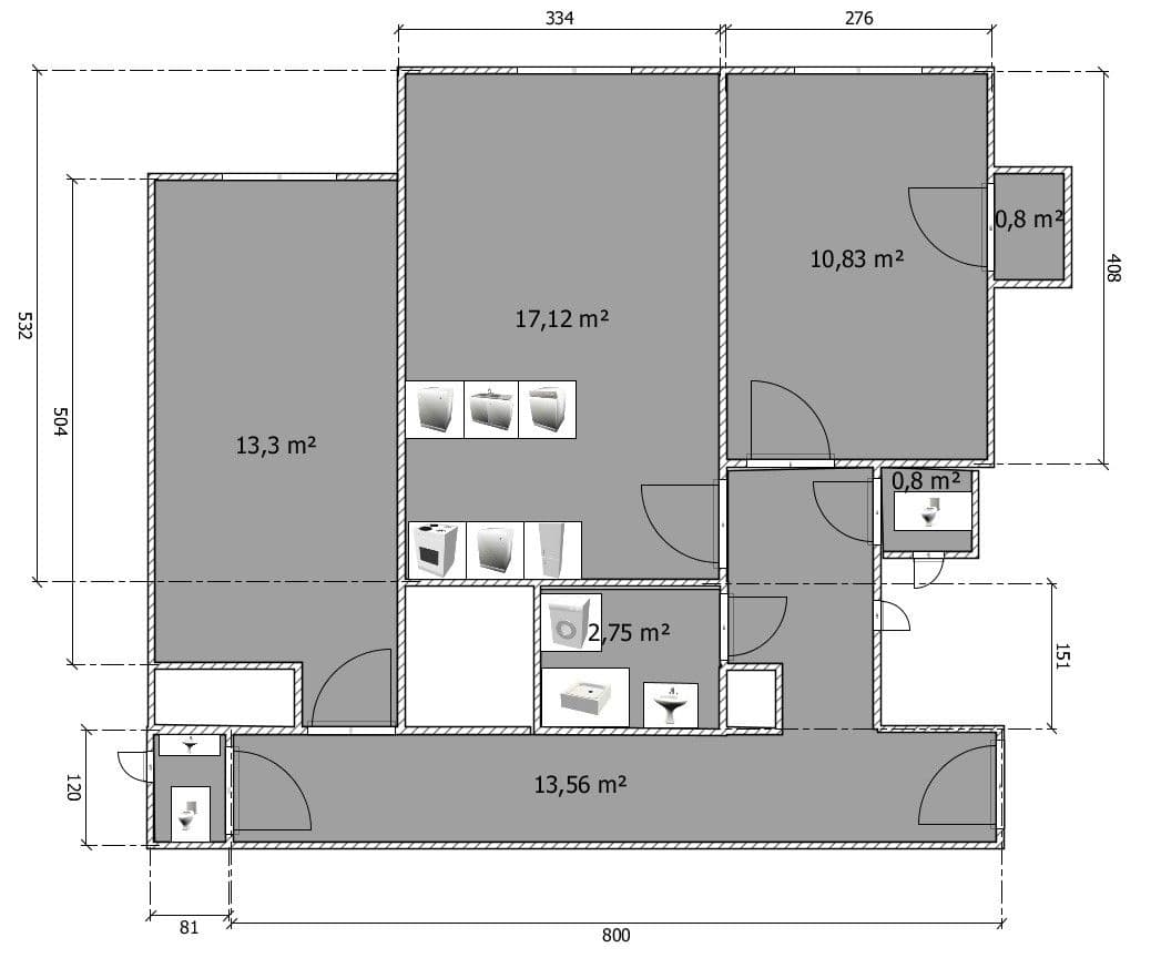 Pronájem bytu 3+kk 66 m², Malešická, Praha, Praha Pronájem bytu 3+kk 66 m², Malešická, Praha, Praha
