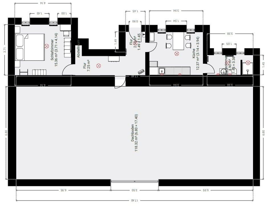 Pronájem bytu 2+kk 143 m², Jeruzalémská, Praha, Praha Pronájem bytu 2+kk 143 m², Jeruzalémská, Praha, Praha