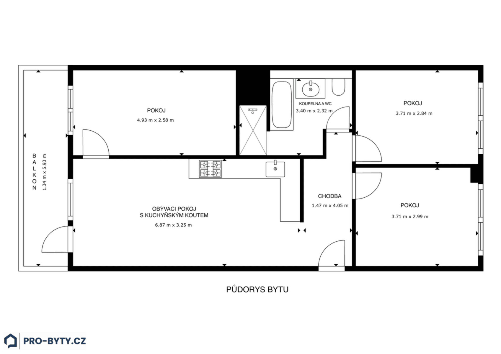 Prodej bytu 4+kk 73 m², Lovosická, Praha, Praha Prodej bytu 4+kk 73 m², Lovosická, Praha, Praha