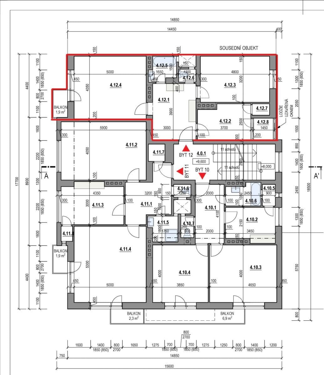 Prodej bytu 3+kk 65 m², Purkyňova, Brno, Jihomoravský kraj Prodej bytu 3+kk 65 m², Purkyňova, Brno, Jihomoravský kraj