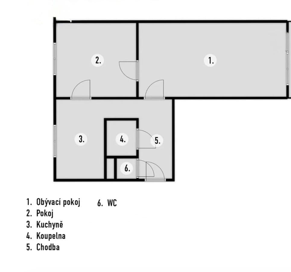 Prodej bytu 2+1 53 m², Osiková, Praha, Praha Prodej bytu 2+1 53 m², Osiková, Praha, Praha