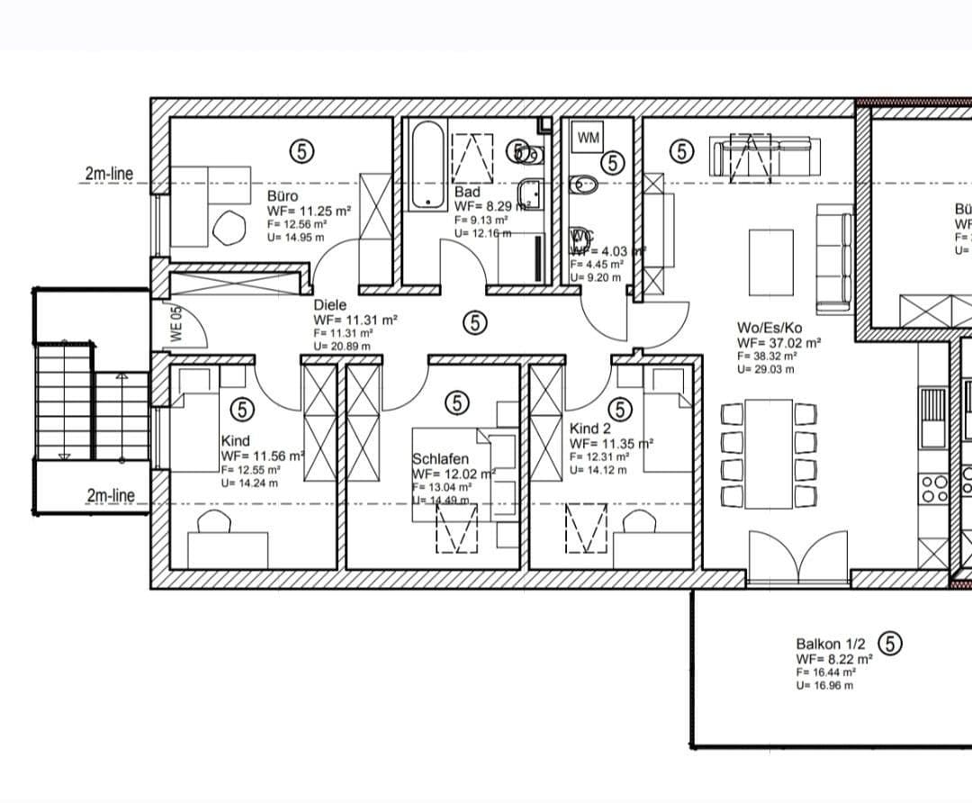 Pronájem bytu 5+1 121 m², Falkenstraße 6, Regenstauf, Bavorsko Pronájem bytu 5+1 121 m², Falkenstraße 6, Regenstauf, Bavorsko