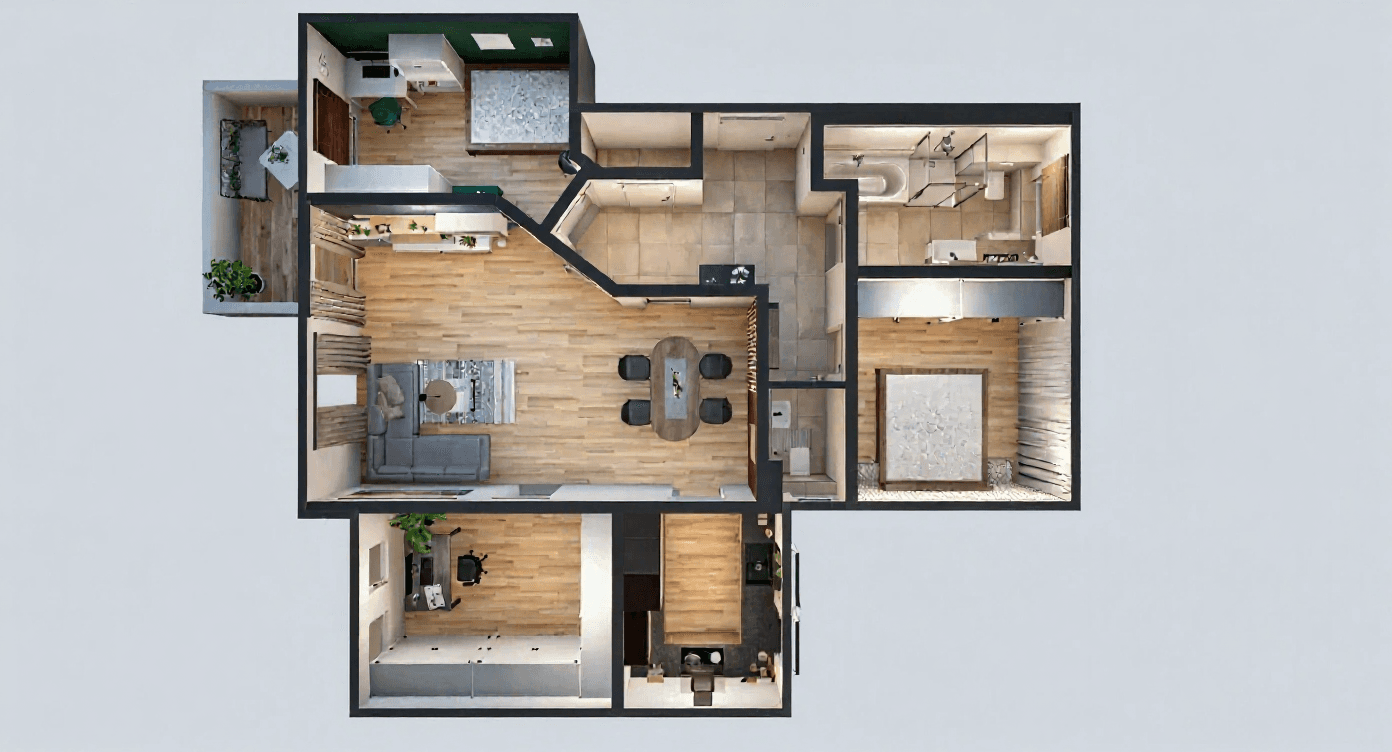 Pronájem bytu 4+1 104 m², Augsburg, Bavorsko Pronájem bytu 4+1 104 m², Augsburg, Bavorsko