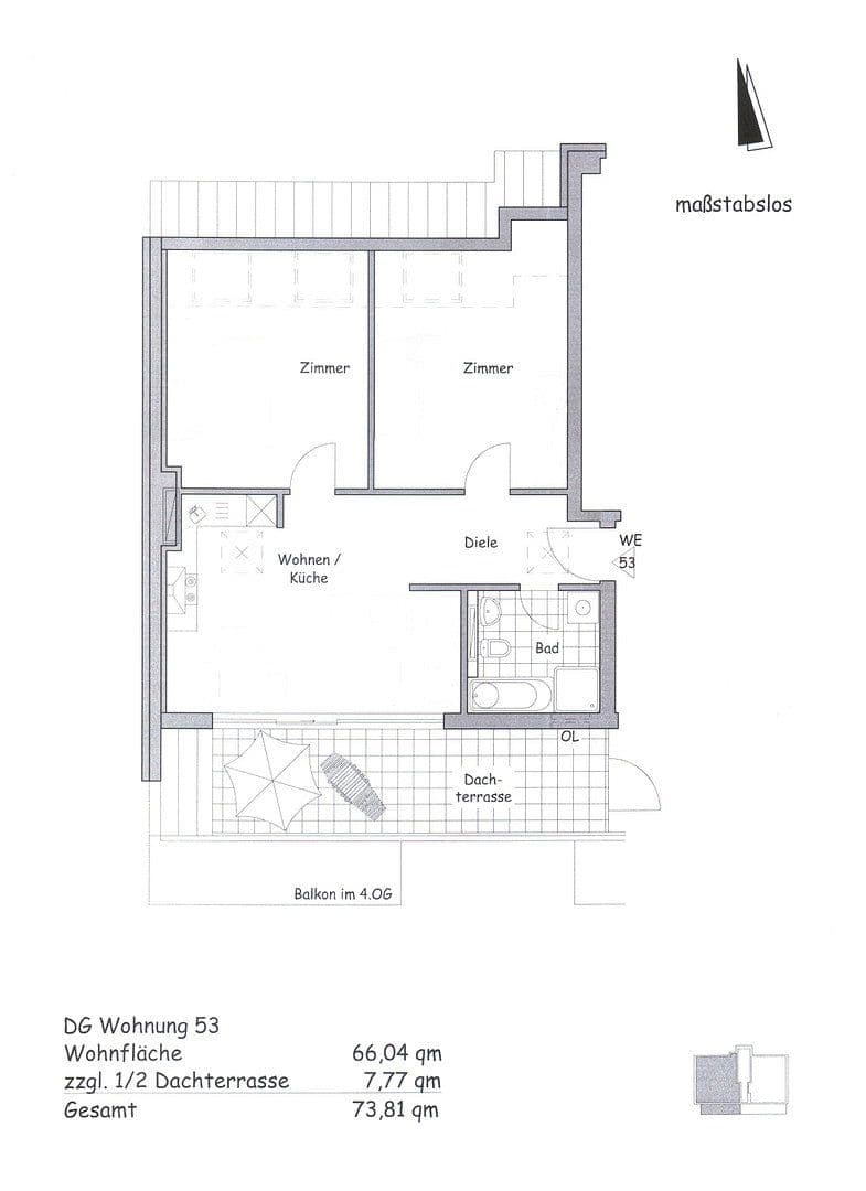 Prodej bytu 3+1 74 m², Berlin, Berlín Prodej bytu 3+1 74 m², Berlin, Berlín