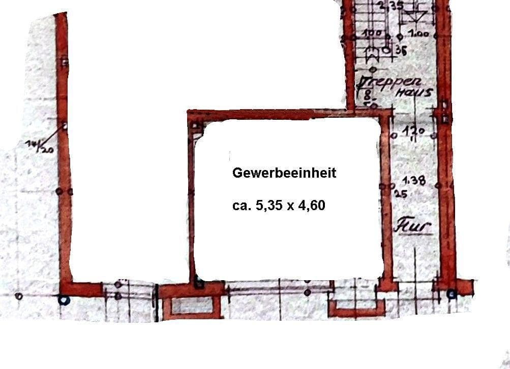 Pronájem nebytového prostoru 25 m², Am Steinberg 16, Oberhausen, Severní Porýní-Vestfálsko Pronájem nebytového prostoru 25 m², Am Steinberg 16, Oberhausen, Severní Porýní-Vestfálsko