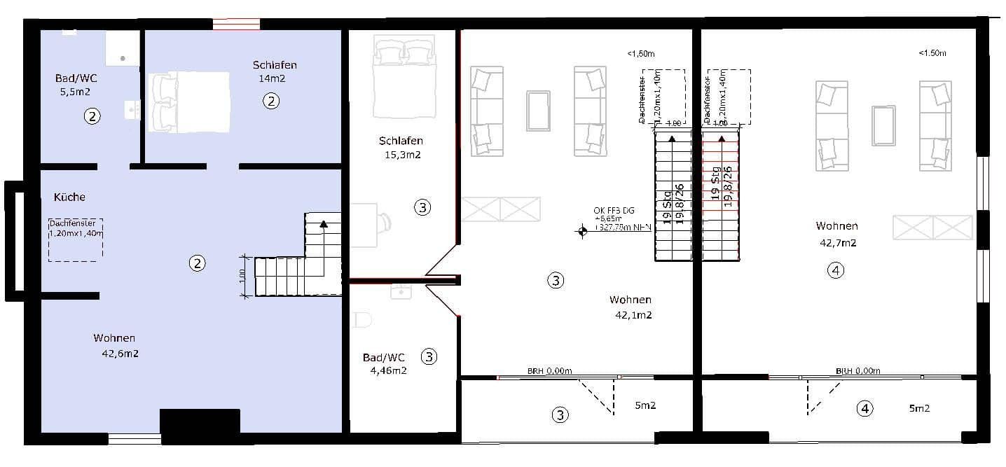 Prodej bytu 3+1 84 m², Königheim, Bádensko-Württembersko Prodej bytu 3+1 84 m², Königheim, Bádensko-Württembersko