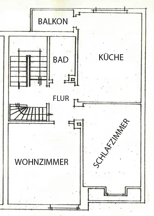 Pronájem bytu 2+1 59 m², Oberhausen, Severní Porýní-Vestfálsko Pronájem bytu 2+1 59 m², Oberhausen, Severní Porýní-Vestfálsko
