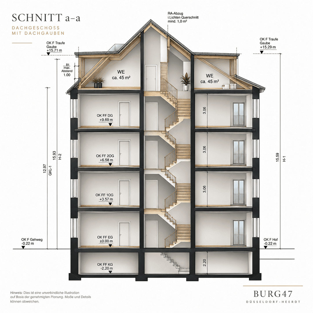 Prodej bytu 2+1 47 m², Düsseldorf, Severní Porýní-Vestfálsko Prodej bytu 2+1 47 m², Düsseldorf, Severní Porýní-Vestfálsko