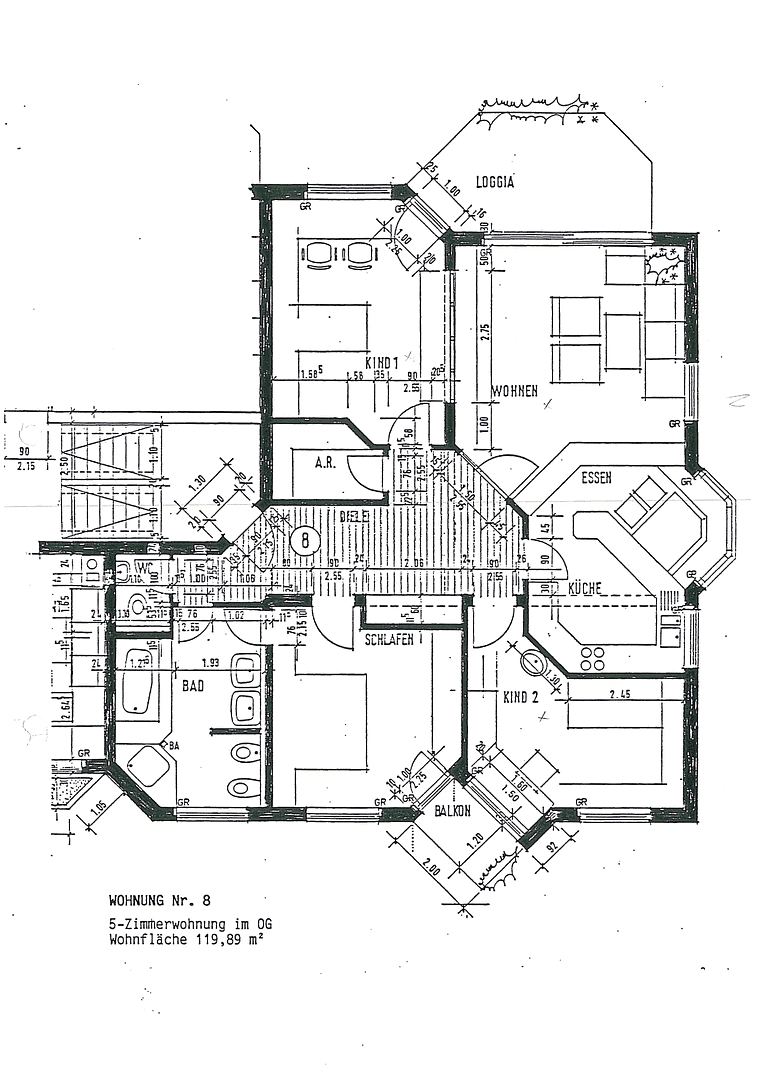 Pronájem bytu 5+1 120 m², Bunsenstraße 84, Böblingen, Bádensko-Württembersko Pronájem bytu 5+1 120 m², Bunsenstraße 84, Böblingen, Bádensko-Württembersko