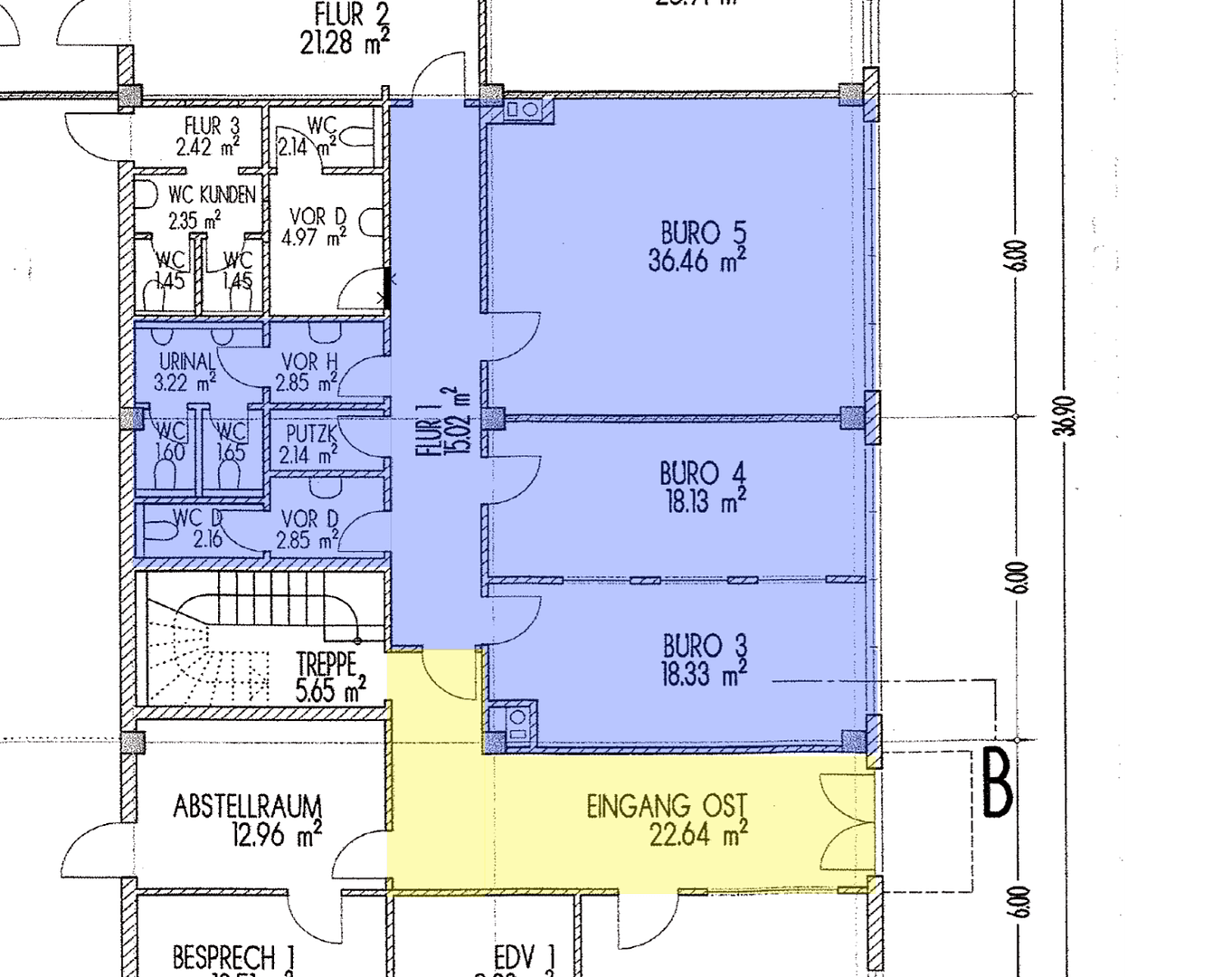 Pronájem kanceláře 100 m², Augsburg, Bavorsko Pronájem kanceláře 100 m², Augsburg, Bavorsko
