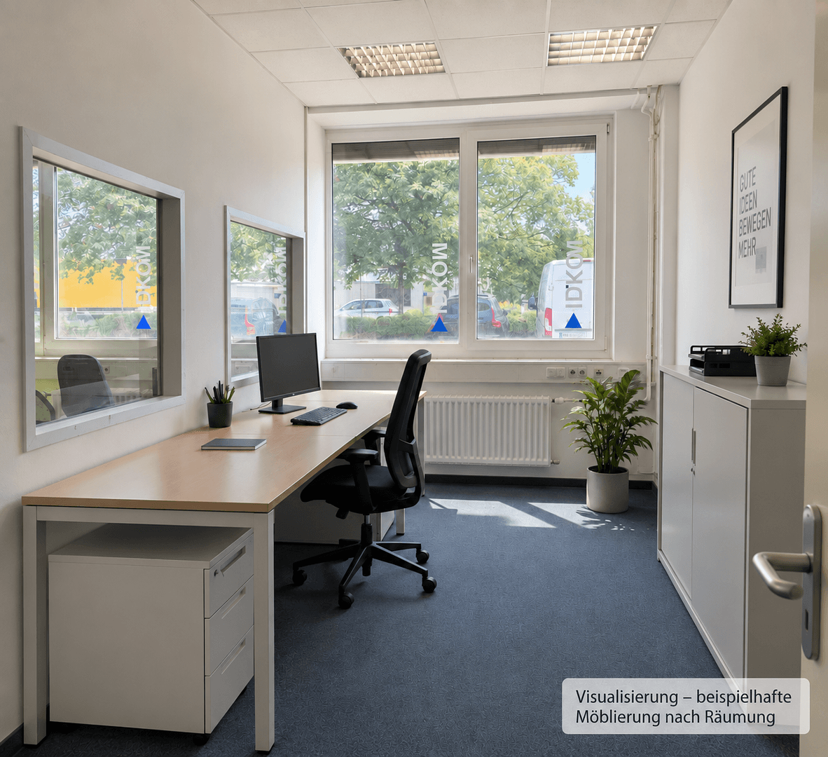 Pronájem kanceláře 100 m², Augsburg, Bavorsko Pronájem kanceláře 100 m², Augsburg, Bavorsko