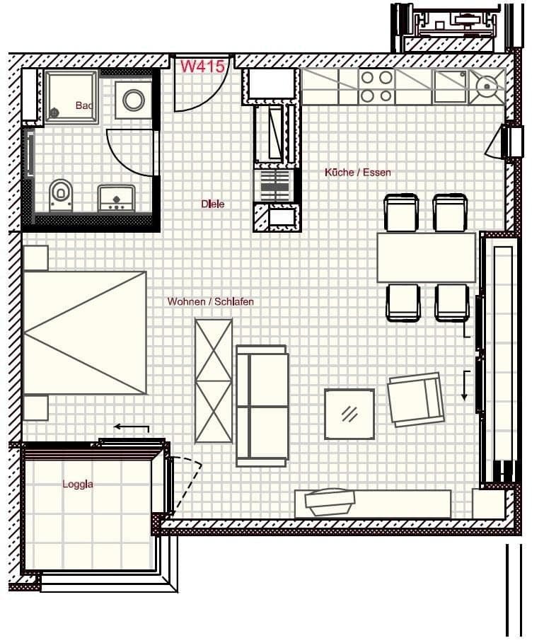 Prodej bytu 1+1 52 m², Robert-Koch-Str. 18, Stuttgart-Vaihingen, Bádensko-Württembersko Prodej bytu 1+1 52 m², Robert-Koch-Str. 18, Stuttgart-Vaihingen, Bádensko-Württembersko