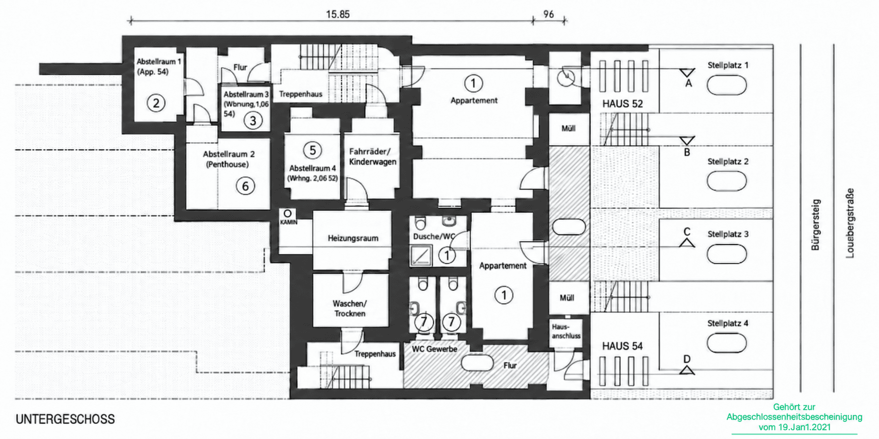 Prodej kanceláře 205 m², Lousbergstraße 52/54, Cáchy, Severní Porýní-Vestfálsko Prodej kanceláře 205 m², Lousbergstraße 52/54, Cáchy, Severní Porýní-Vestfálsko