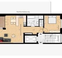 Pronájem bytu 2+1 74 m², Rückertstraße 2, Hannover, Dolní Sasko Pronájem bytu 2+1 74 m², Rückertstraße 2, Hannover, Dolní Sasko