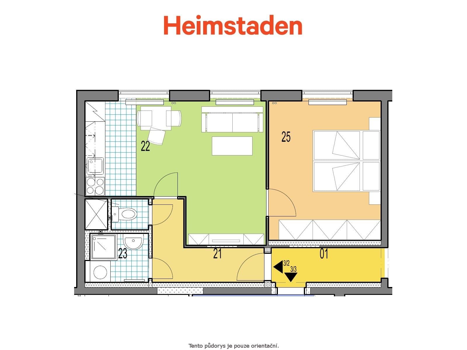 Pronájem bytu 2+kk 37 m², Nad stadionem, Frýdek-Místek, Moravskoslezský kraj Pronájem bytu 2+kk 37 m², Nad stadionem, Frýdek-Místek, Moravskoslezský kraj