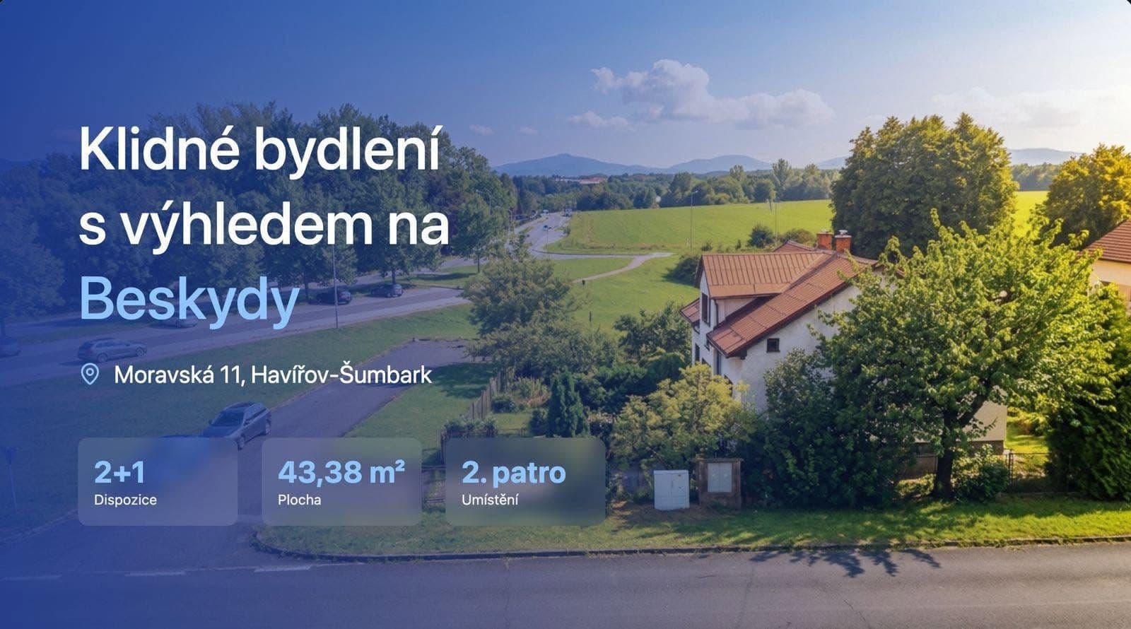 Prodej bytu 2+1 43 m², Moravská, Havířov, Moravskoslezský kraj Prodej bytu 2+1 43 m², Moravská, Havířov, Moravskoslezský kraj