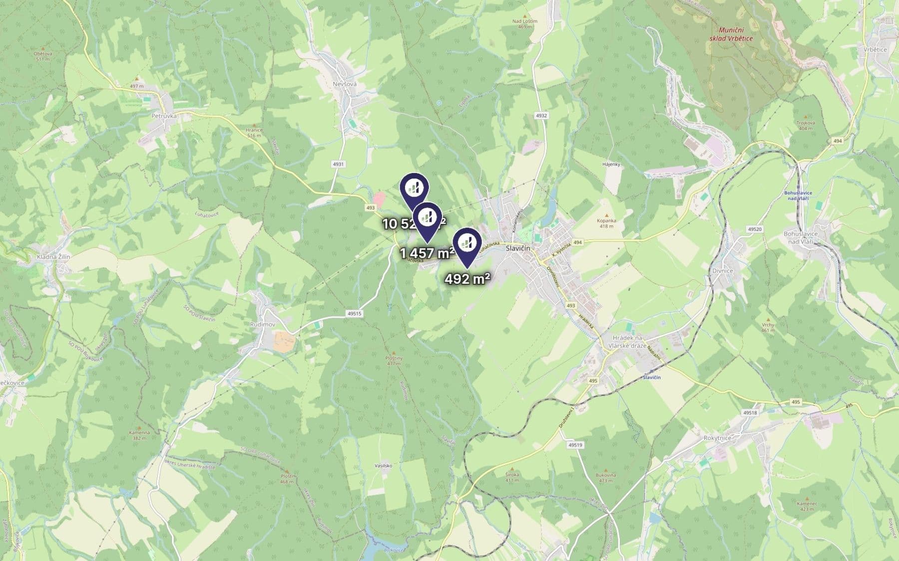 Prodej pozemku 13.392 m², Slavičín, Zlínský kraj Prodej pozemku 13.392 m², Slavičín, Zlínský kraj