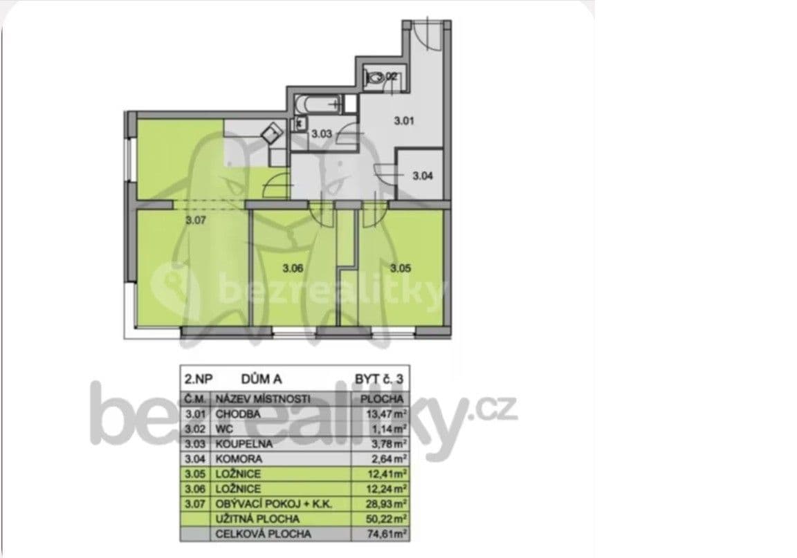 Prodej bytu 3+kk 75 m², Havlíčkovo nám., Rudná, Středočeský kraj Prodej bytu 3+kk 75 m², Havlíčkovo nám., Rudná, Středočeský kraj