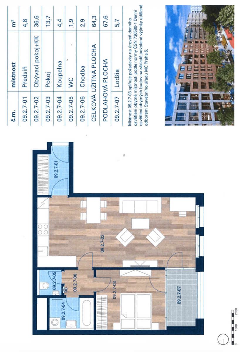 Pronájem bytu 2+kk 64 m², Albrightové, Praha, Praha Pronájem bytu 2+kk 64 m², Albrightové, Praha, Praha