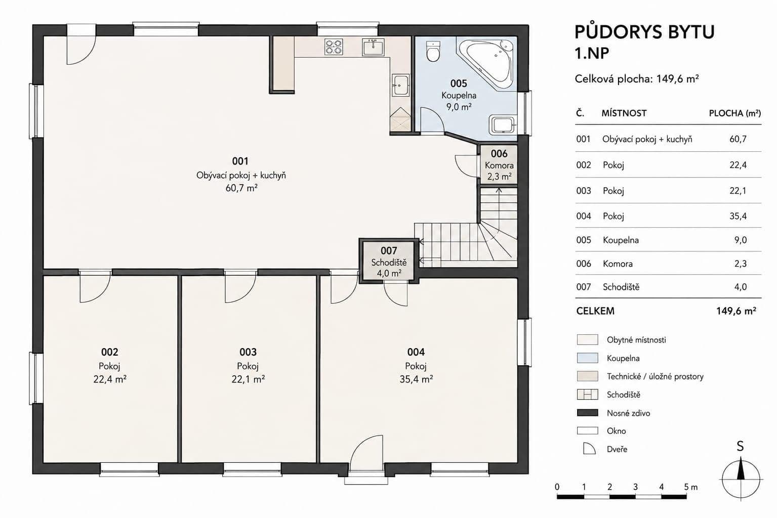 Prodej bytu 4+1 150 m², Ohnivcova, Praha, Praha Prodej bytu 4+1 150 m², Ohnivcova, Praha, Praha