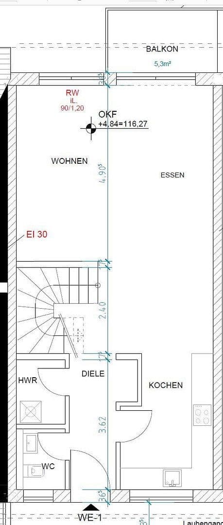 Pronájem bytu 3+1 106 m², Heidegraben 4c, Troisdorf, Severní Porýní-Vestfálsko Pronájem bytu 3+1 106 m², Heidegraben 4c, Troisdorf, Severní Porýní-Vestfálsko