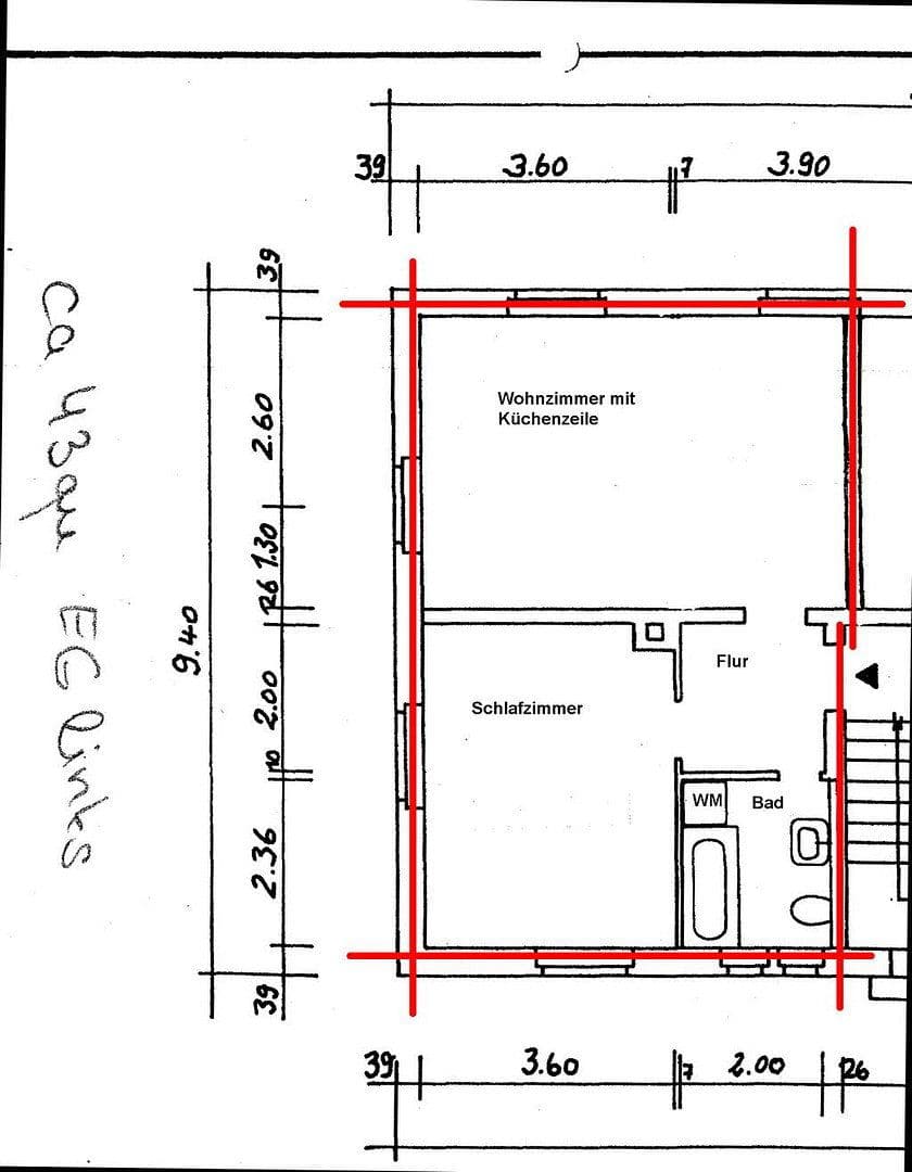 Pronájem bytu 2+1 43 m², Abteisiedlung 17, Oberlungwitz, Sasko Pronájem bytu 2+1 43 m², Abteisiedlung 17, Oberlungwitz, Sasko