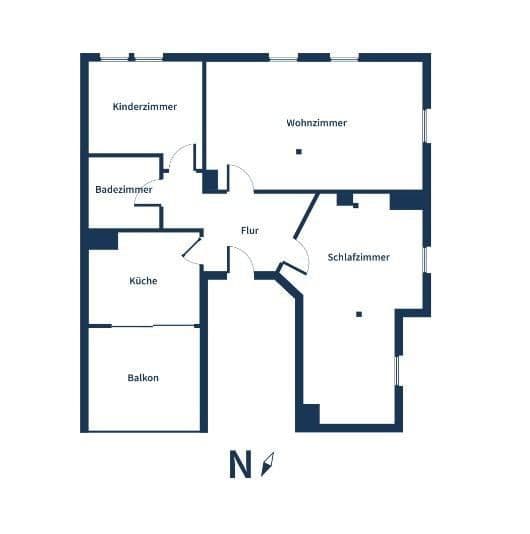 Prodej bytu 3+1 83 m², Leipzig, Sasko Prodej bytu 3+1 83 m², Leipzig, Sasko