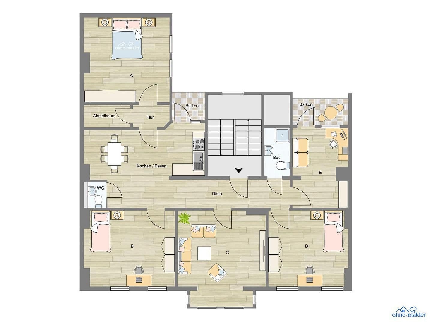 Pronájem bytu 24 m², Braunschweig, Dolní Sasko Pronájem bytu 24 m², Braunschweig, Dolní Sasko