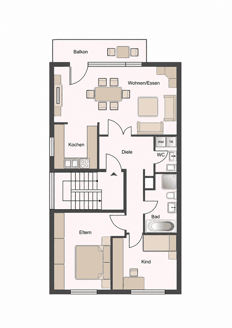 Prodej bytu 3+1 85 m², Datteln, Severní Porýní-Vestfálsko Prodej bytu 3+1 85 m², Datteln, Severní Porýní-Vestfálsko