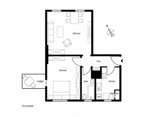 Prodej bytu 2+1 57 m², Ostseestraße 41, Berlin, Berlín Prodej bytu 2+1 57 m², Ostseestraße 41, Berlin, Berlín