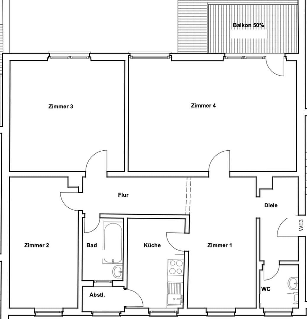 Prodej bytu 4+1 95 m², Waiblingen, Bádensko-Württembersko Prodej bytu 4+1 95 m², Waiblingen, Bádensko-Württembersko