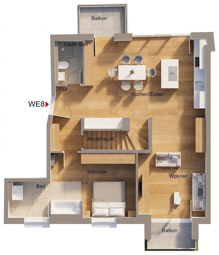 Pronájem bytu 4+1 144 m², Lerchenfeldstraße 28, München, Bavorsko Pronájem bytu 4+1 144 m², Lerchenfeldstraße 28, München, Bavorsko