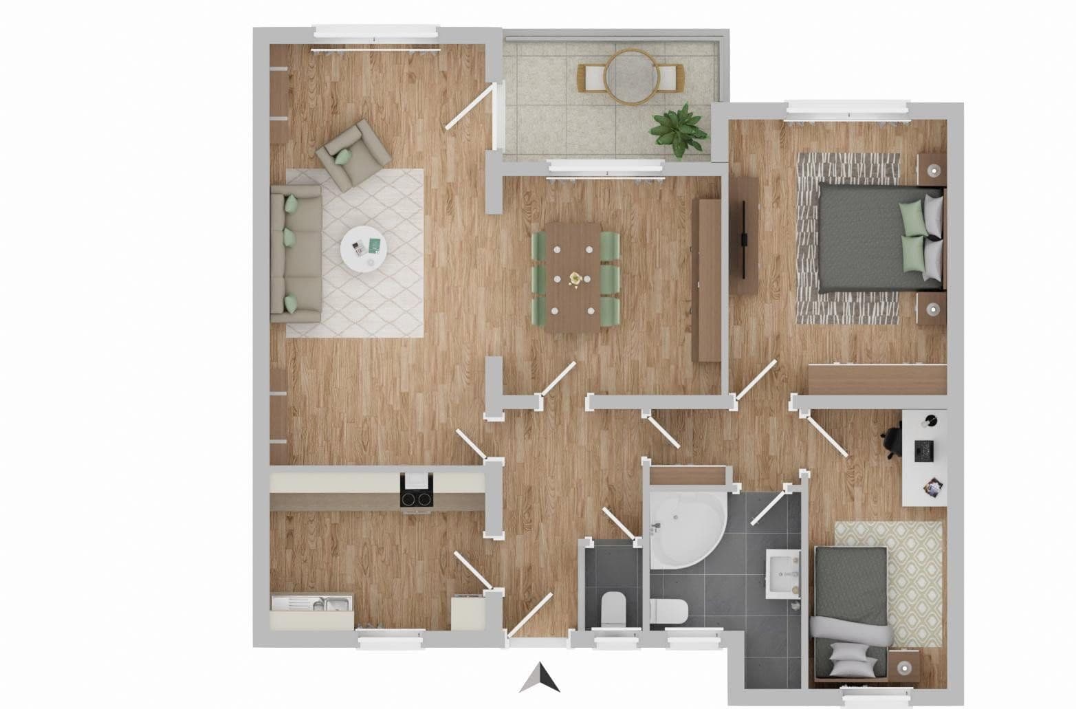 Prodej bytu 4+1 102 m², Max-Planck-Str. 14, Bielefeld, Severní Porýní-Vestfálsko Prodej bytu 4+1 102 m², Max-Planck-Str. 14, Bielefeld, Severní Porýní-Vestfálsko