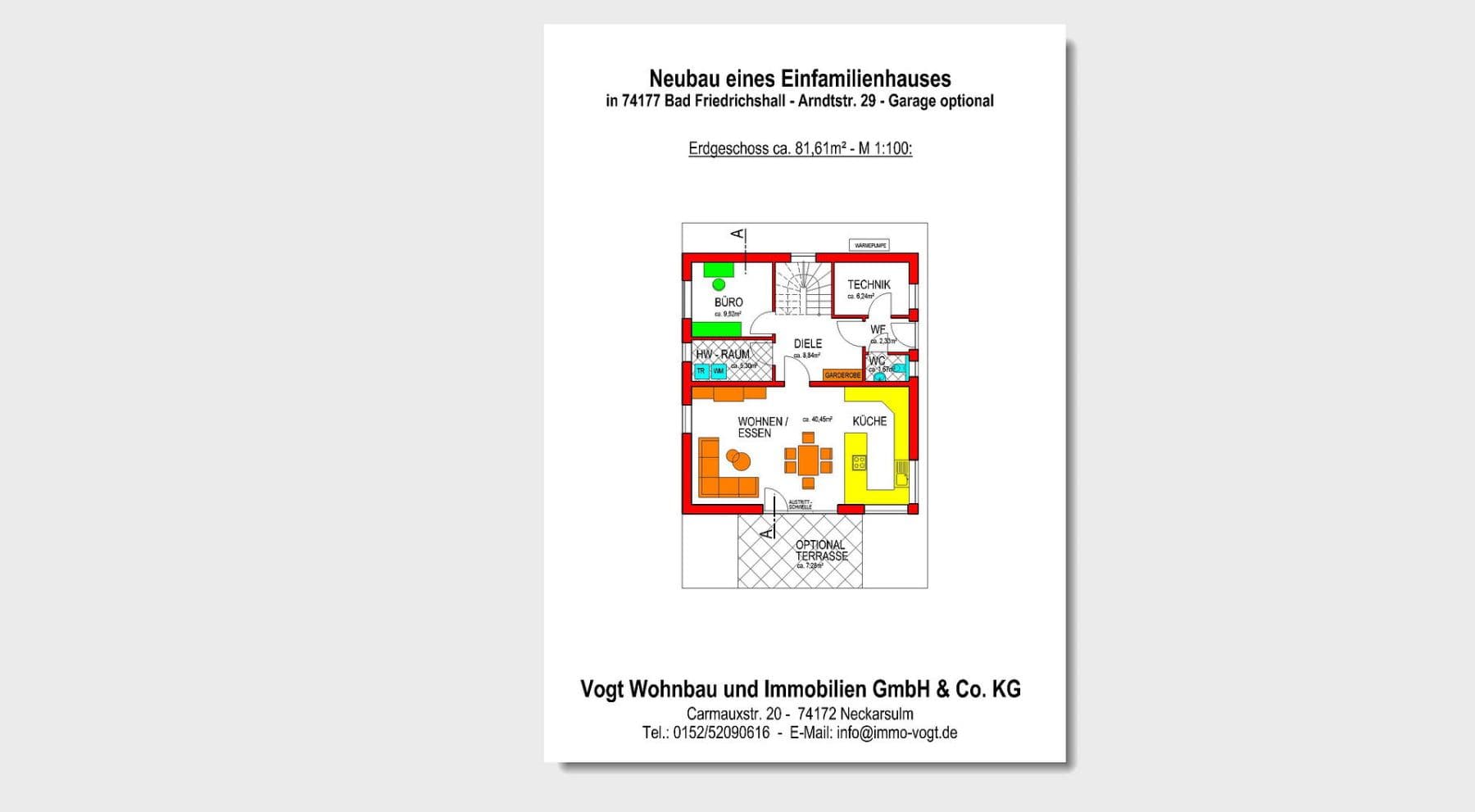 Prodej domu 155 m², pozemek 453 m², Arndtstraße 29, Bad Friedrichshall, Bádensko-Württembersko Prodej domu 155 m², pozemek 453 m², Arndtstraße 29, Bad Friedrichshall, Bádensko-Württembersko