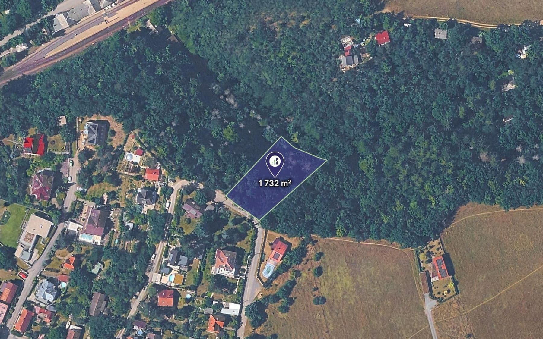Prodej pozemku 1.732 m², Davle, Středočeský kraj Prodej pozemku 1.732 m², Davle, Středočeský kraj