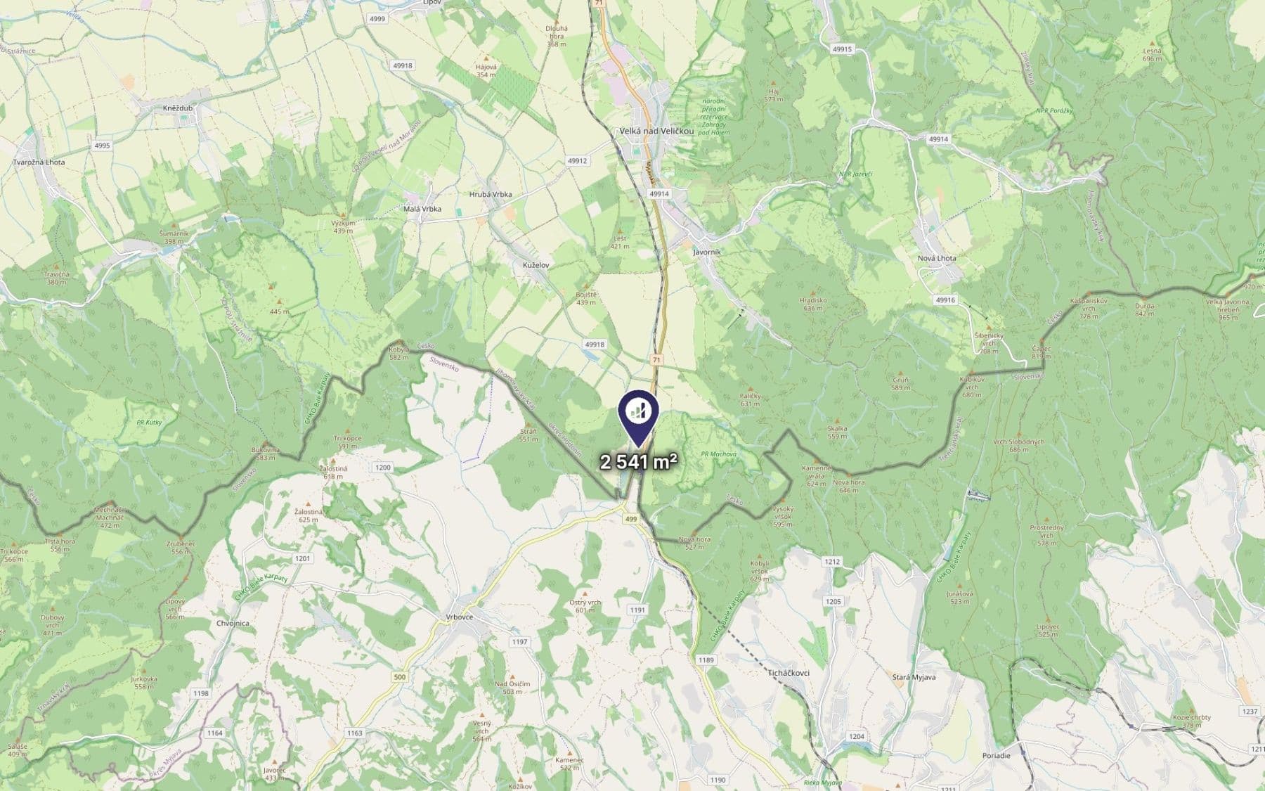 Prodej pozemku 2.541 m², Javorník, Jihomoravský kraj Prodej pozemku 2.541 m², Javorník, Jihomoravský kraj