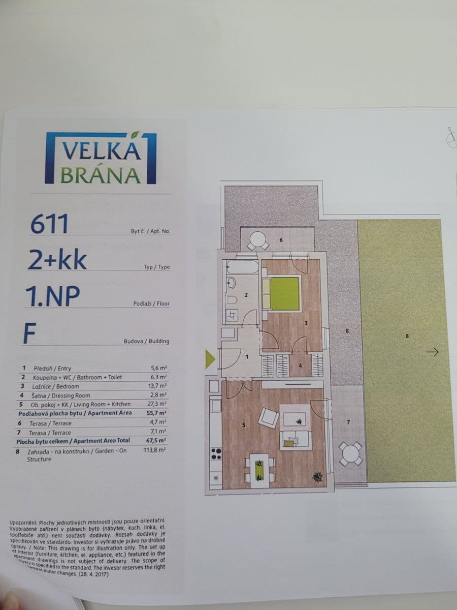 Prodej bytu 2+kk 56 m², T. G. Masaryka, Horoměřice, Středočeský kraj Prodej bytu 2+kk 56 m², T. G. Masaryka, Horoměřice, Středočeský kraj