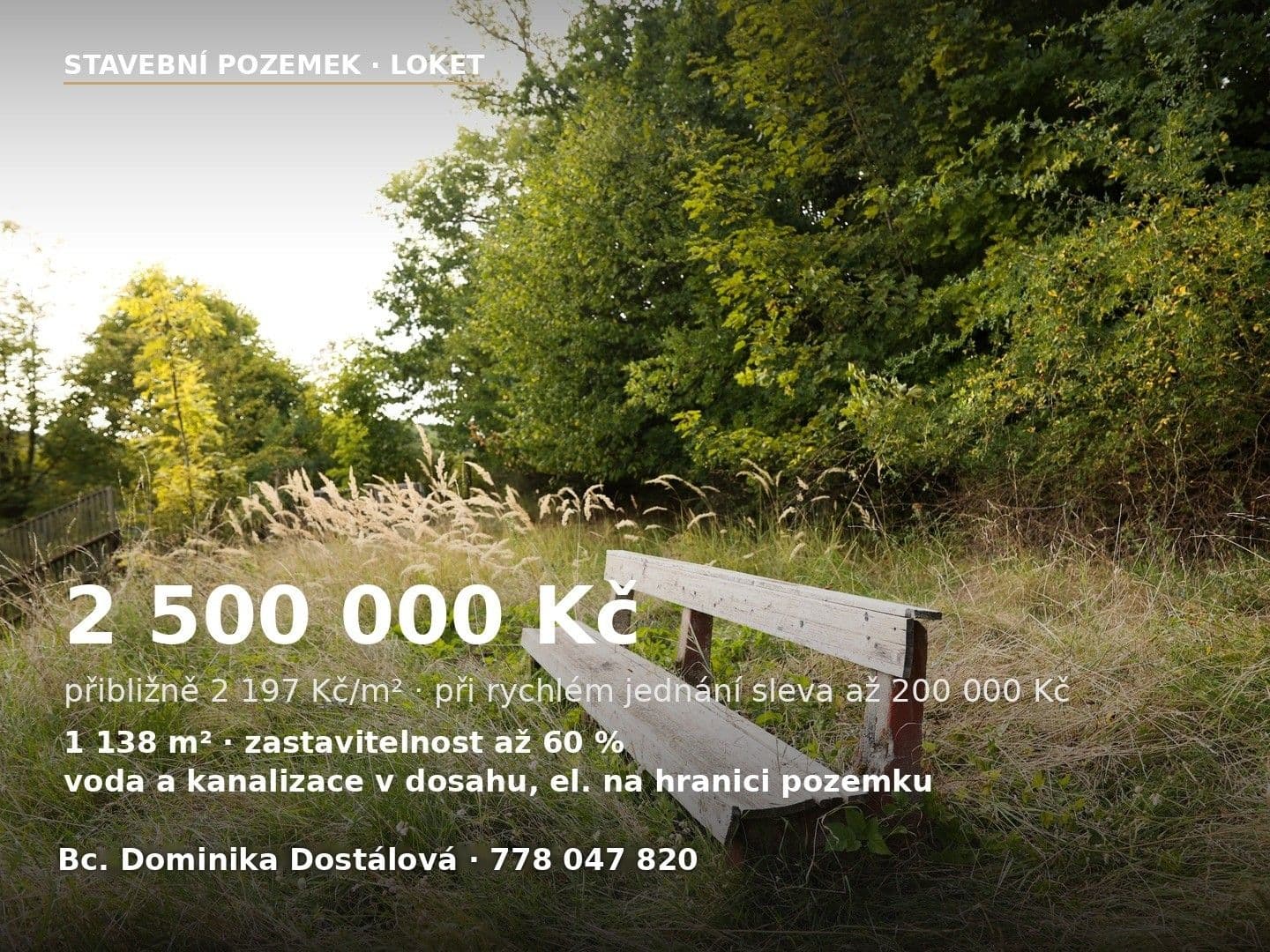 Prodej pozemku 1.138 m², Loket, Karlovarský kraj Prodej pozemku 1.138 m², Loket, Karlovarský kraj