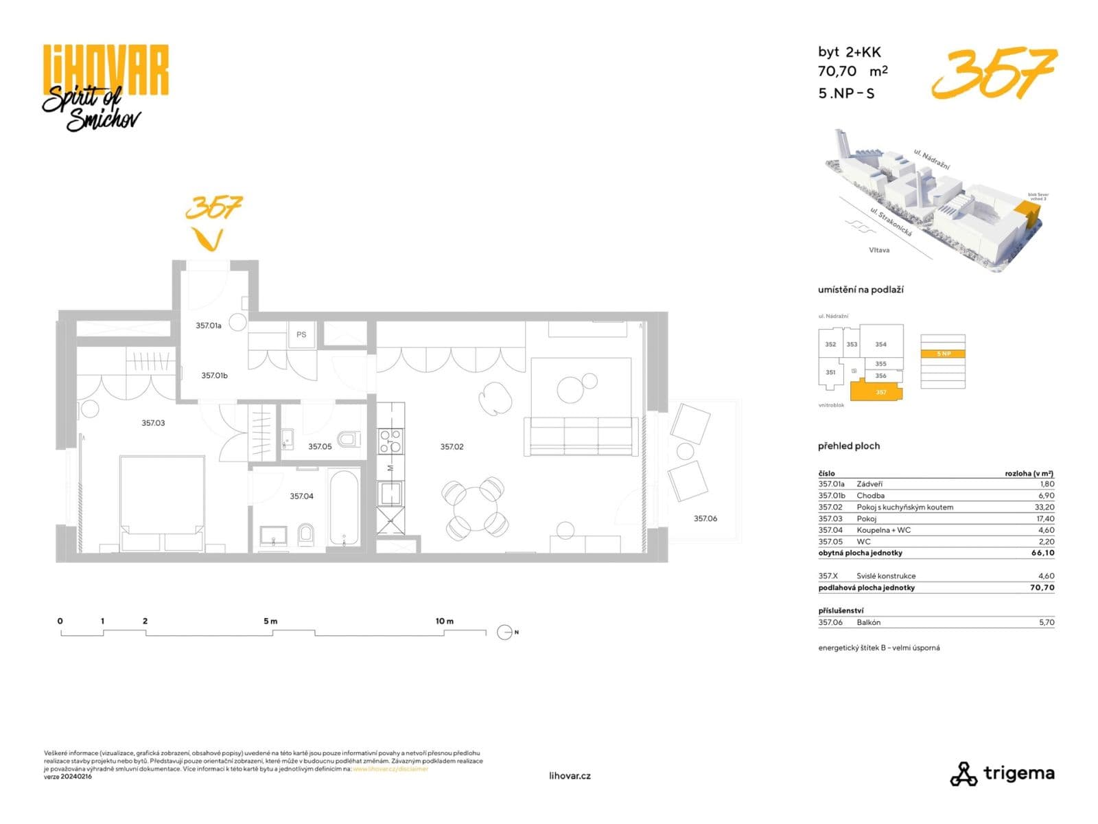 Pronájem bytu 2+kk 71 m², U Lihovaru, Praha, Praha Pronájem bytu 2+kk 71 m², U Lihovaru, Praha, Praha