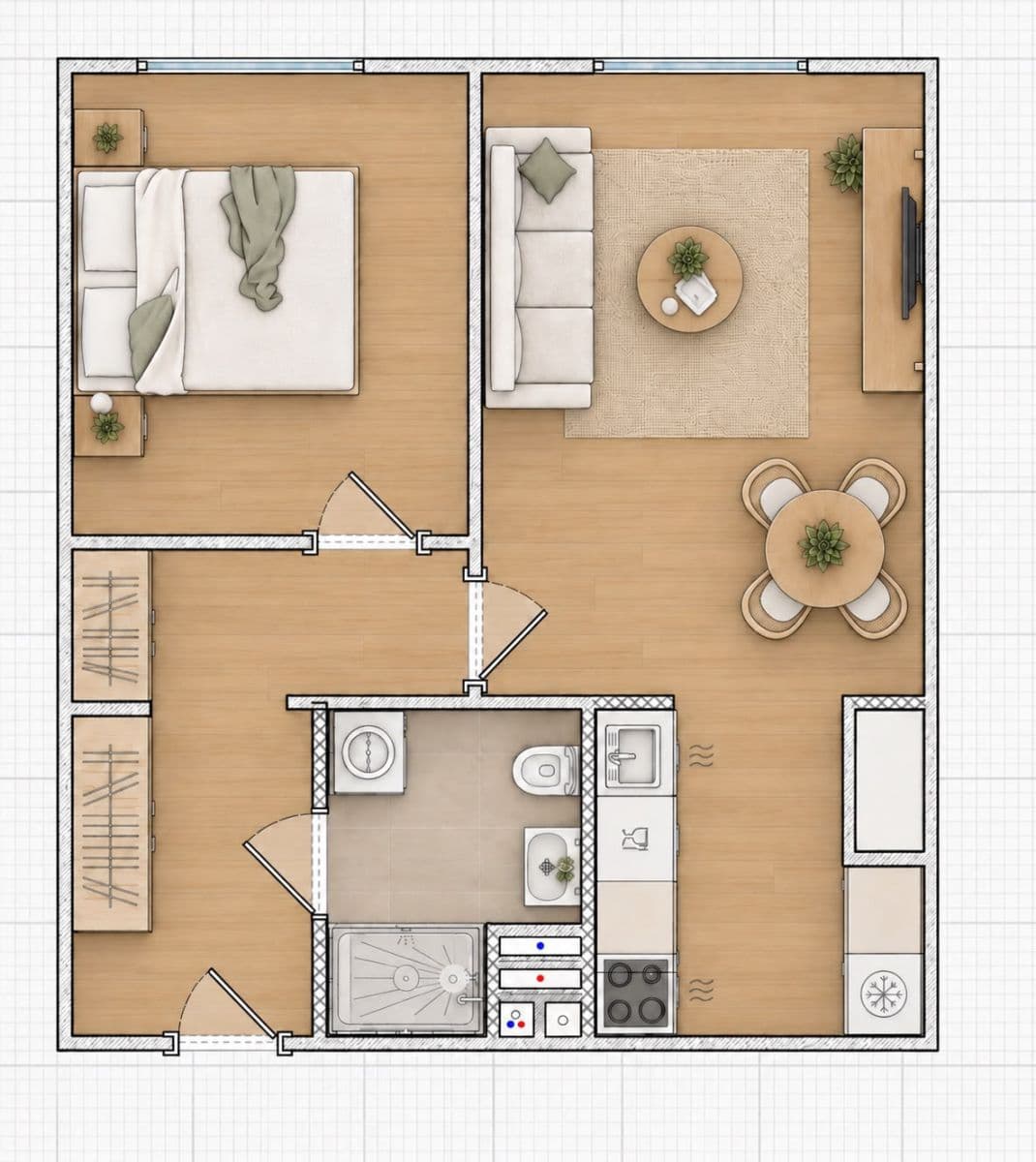 Prodej bytu 2+kk 43 m², Zimova, Praha, Praha Prodej bytu 2+kk 43 m², Zimova, Praha, Praha