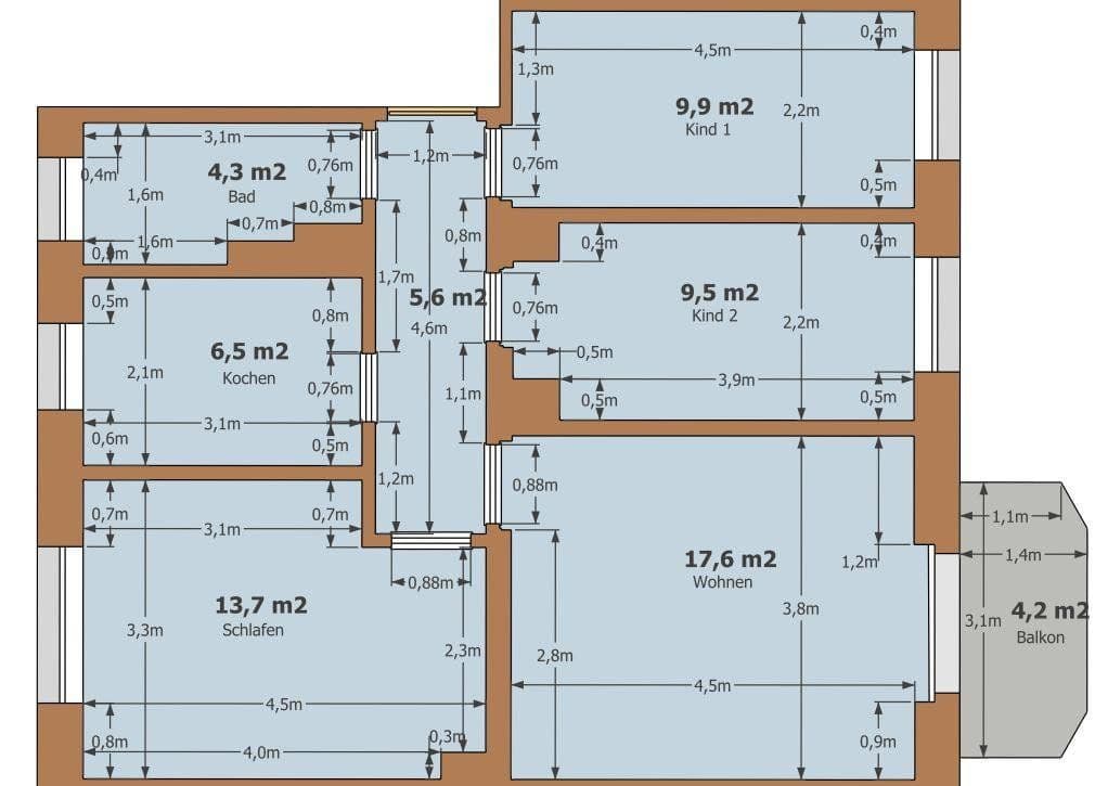 Pronájem bytu 4+1 70 m², Roßstraße 11, Leipzig-Südost OT Liebertwolkwitz, Sasko Pronájem bytu 4+1 70 m², Roßstraße 11, Leipzig-Südost OT Liebertwolkwitz, Sasko