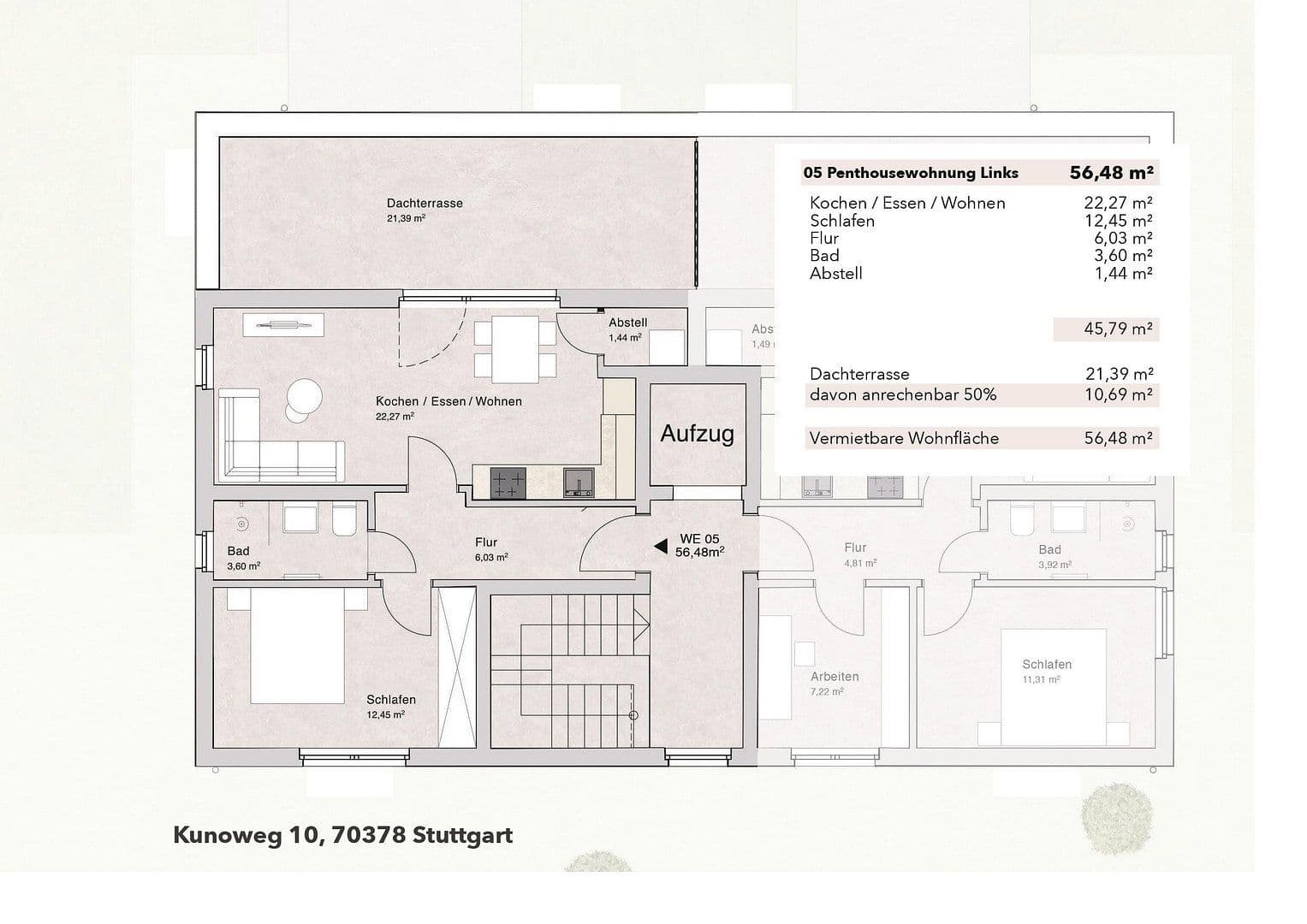 Pronájem bytu 2+1 57 m², Kunoweg 10, Stuttgart-Mühlhausen, Bádensko-Württembersko Pronájem bytu 2+1 57 m², Kunoweg 10, Stuttgart-Mühlhausen, Bádensko-Württembersko