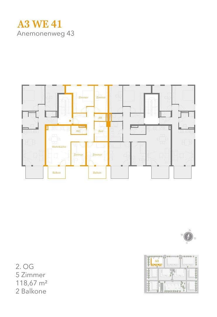 Pronájem bytu 5+1 119 m², Anemonenweg 43, Wandlitz, Braniborsko Pronájem bytu 5+1 119 m², Anemonenweg 43, Wandlitz, Braniborsko
