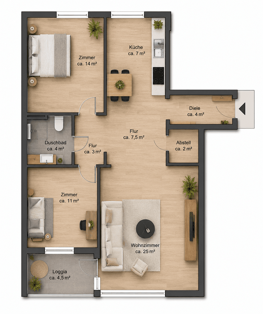 Prodej bytu 3+1 80 m², Hamburg, Hamburg Prodej bytu 3+1 80 m², Hamburg, Hamburg